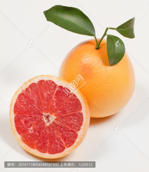 綠葉成熟柚子