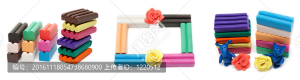 從橡皮泥架和狗拼貼