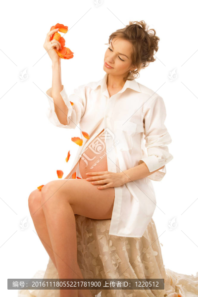 懷孕的女人