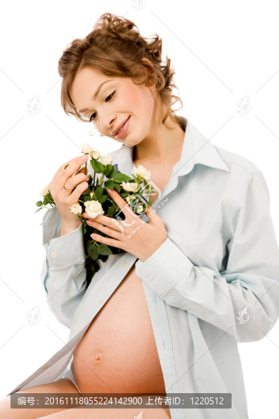 懷孕的女人