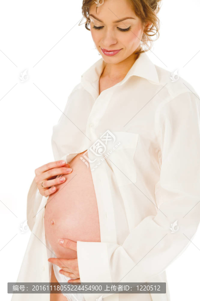 懷孕的女人