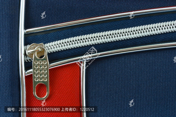 袋上的拉鏈和口袋