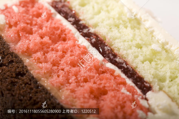 多色冰淇淋蛋糕
