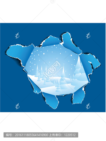 洞到冬天的雪的風(fēng)景
