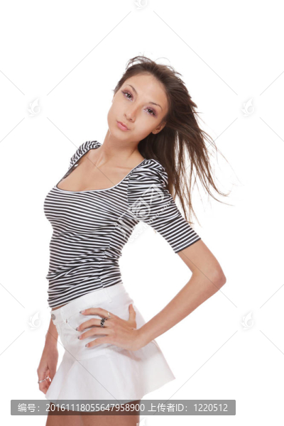 美麗的年輕女人。