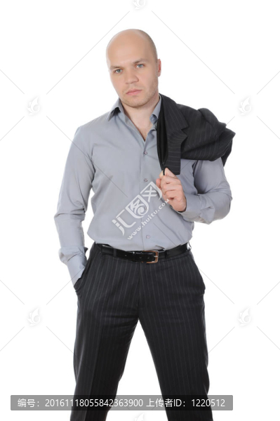 一個年輕成功商人的肖像