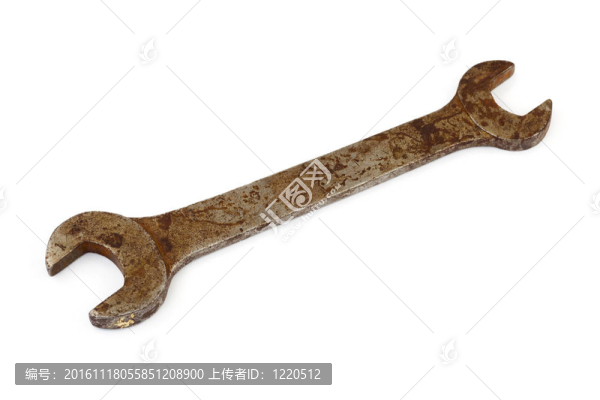 生銹的舊扳手