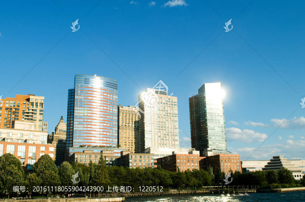 紐約市高摩天大樓全景