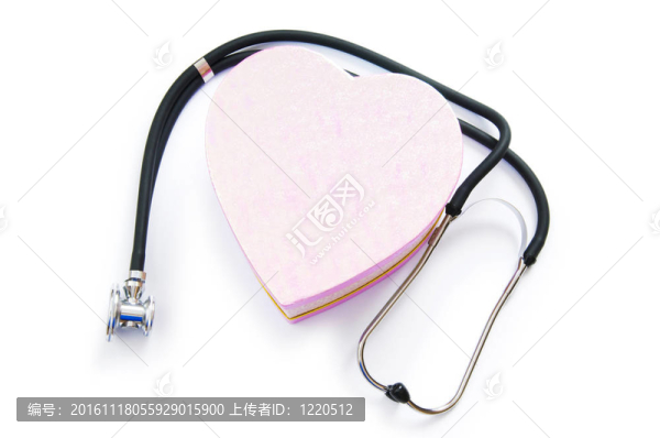 聽(tīng)診器、禮品盒白色隔離