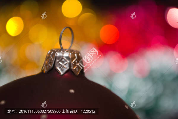 摘要圣誕燈作為背景