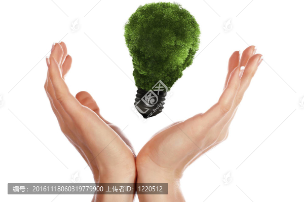 手臂和燈泡