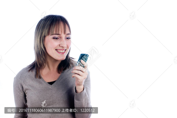 帶手機(jī)的女孩