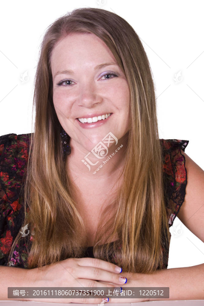 可愛和漂亮的年輕女人的畫像