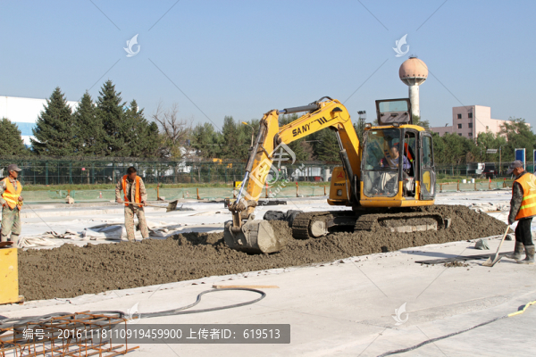 機(jī)場停機(jī)坪道面施工