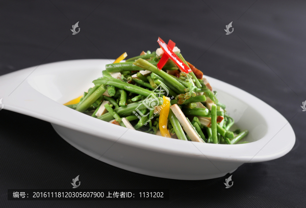 野菜拌香干
