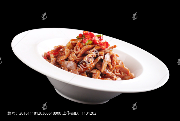 雙椒拌鴨胗