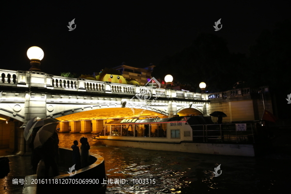 桂林橋梁夜景