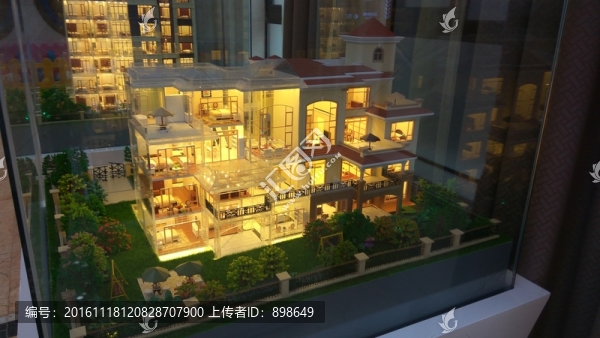 地產(chǎn)建筑模型攝影圖片