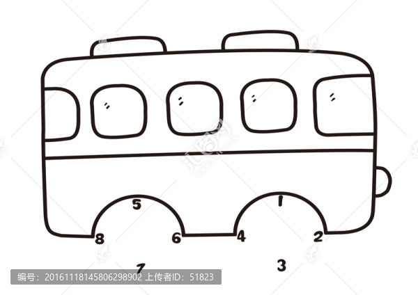 連數(shù)字,公交車
