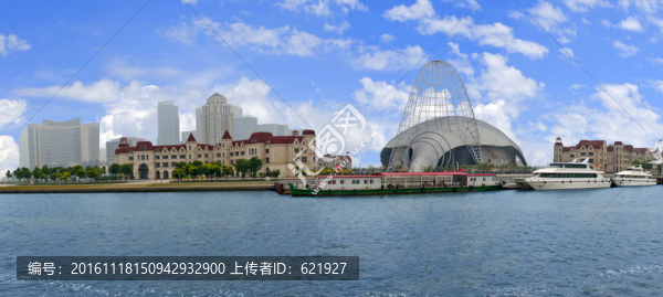 天津碼頭全景圖