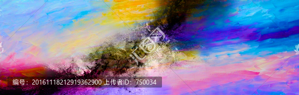 抽象油畫