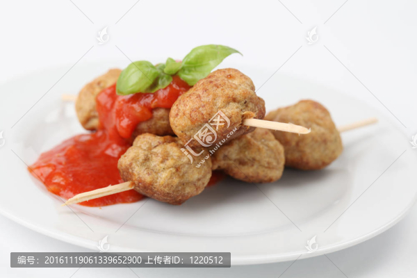 番茄醬肉丸-匯圖網(wǎng) www.fosd68.com 番茄醬肉丸