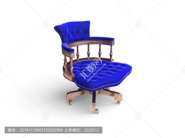 隔離古典天鵝絨椅