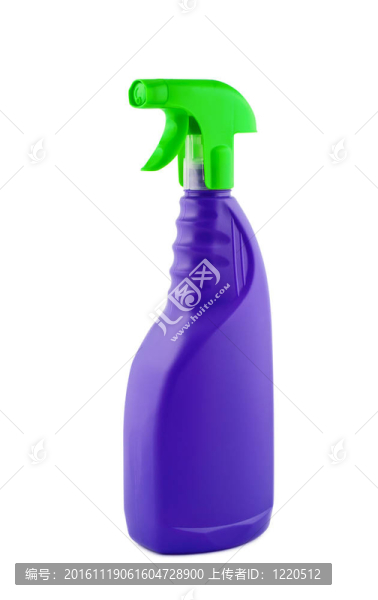 用于在白色背景上分離的瓶子噴霧器。