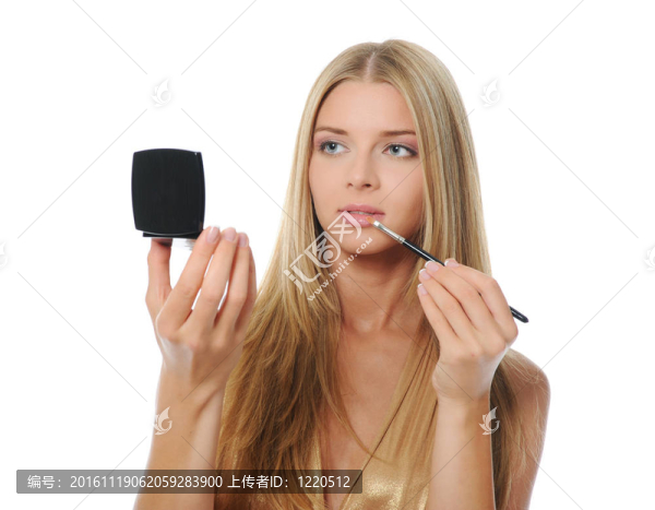 一個(gè)美麗的女人的肖像