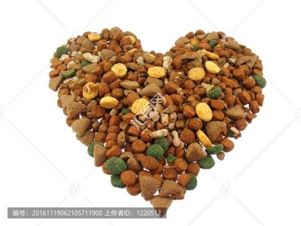 狗食心形