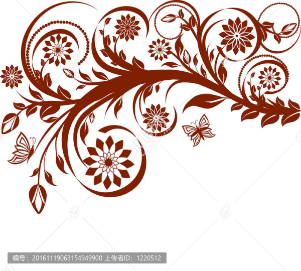 蝴蝶花背景。