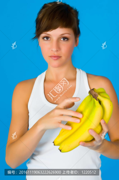 女孩與香蕉