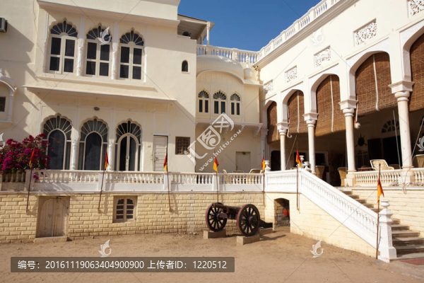 在對拉賈斯坦州的曼達(dá)瓦城堡