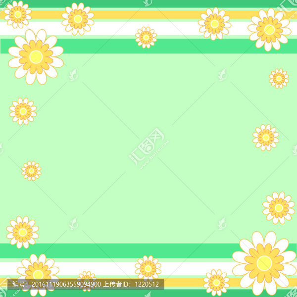 條紋和花朵