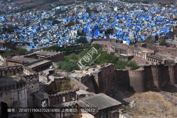 梅和拉加堡在jodhpur