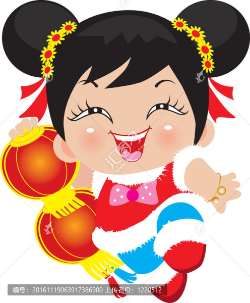 新的一年greetings_girl