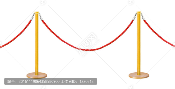 金色天鵝絨繩障