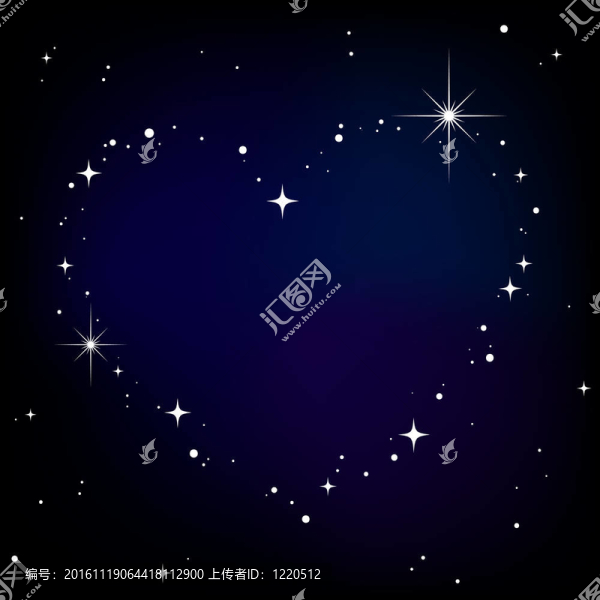 夜空中的星星