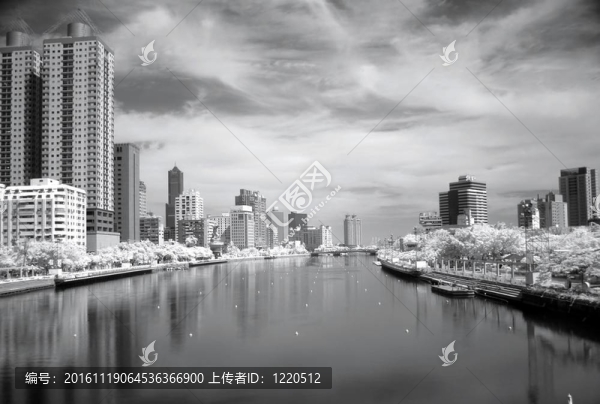 愛(ài)河的紅外圖像