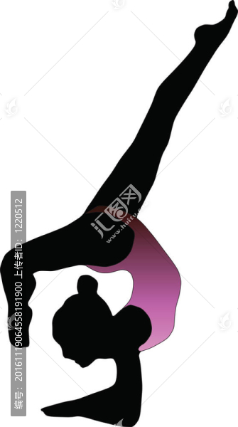 舞蹈女孩收集silhou芭蕾