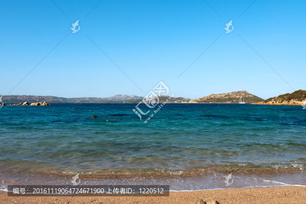 Caprera的海灘