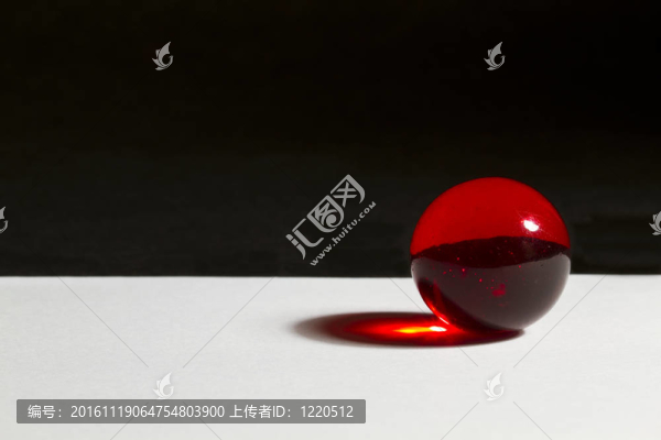 大理石的紅色激光