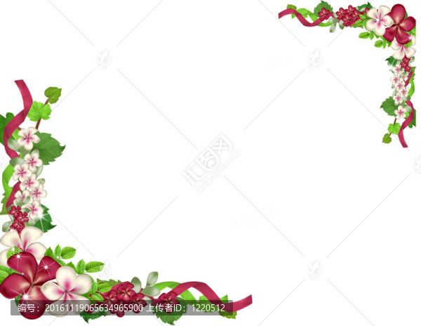 婚禮鮮花的角落和邊界