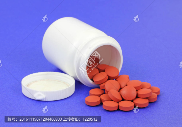 通用的布洛芬止痛藥片劑藥瓶