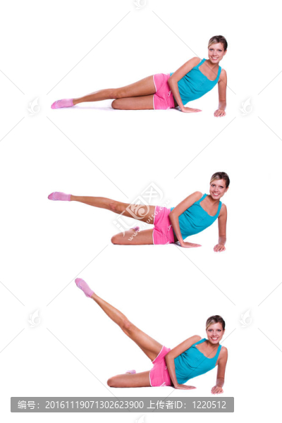 女人做練習(xí)