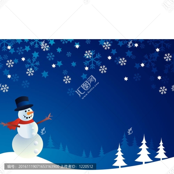 雪人；插畫