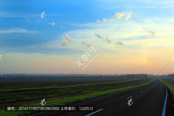 路。遠(yuǎn)著日落