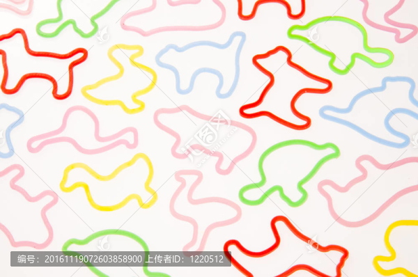 色彩鮮艷的抽象動(dòng)物背景。