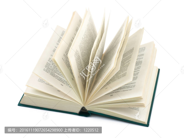 打開的書
