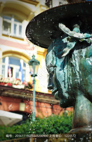 噴泉在卡羅維瓦里